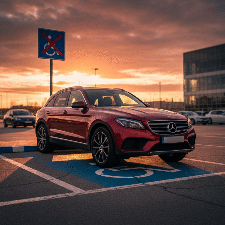 Atenção: Estacionar em Vaga Preferencial Sem Credencial é Um Risco Real