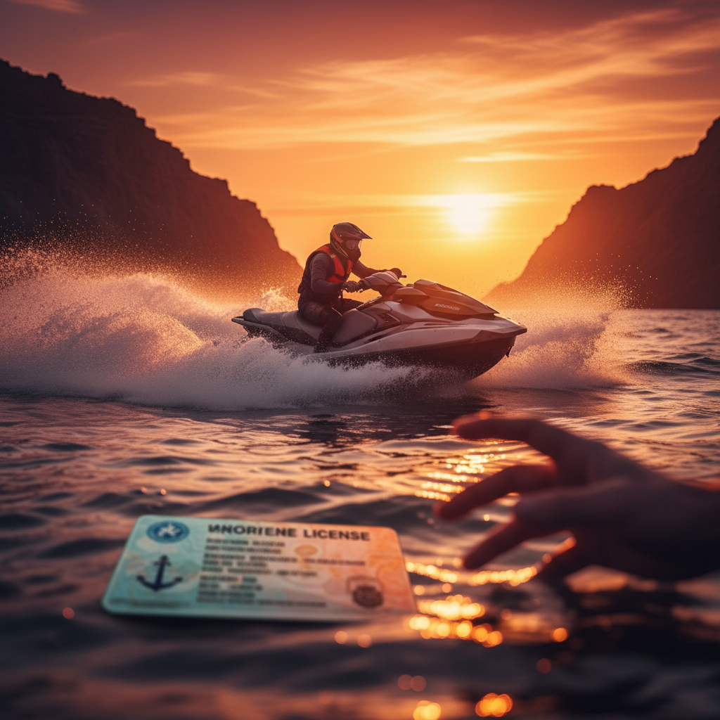 Atenção: Conduzir jet ski sem habilitação pode resultar em penalidades graves