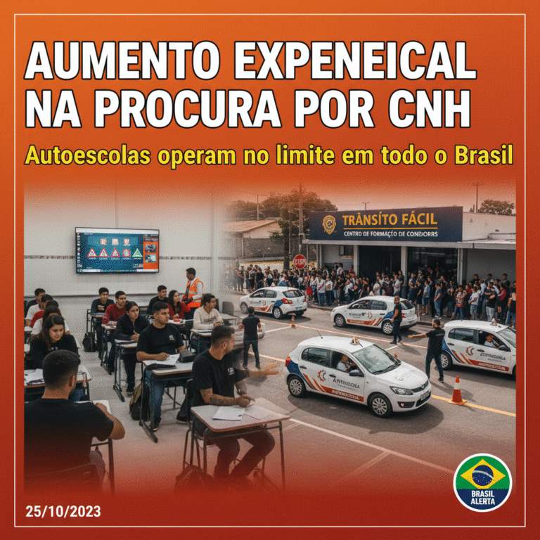 Atenção: Pedidos para tirar CNH no Brasil quadruplicam com novas regras