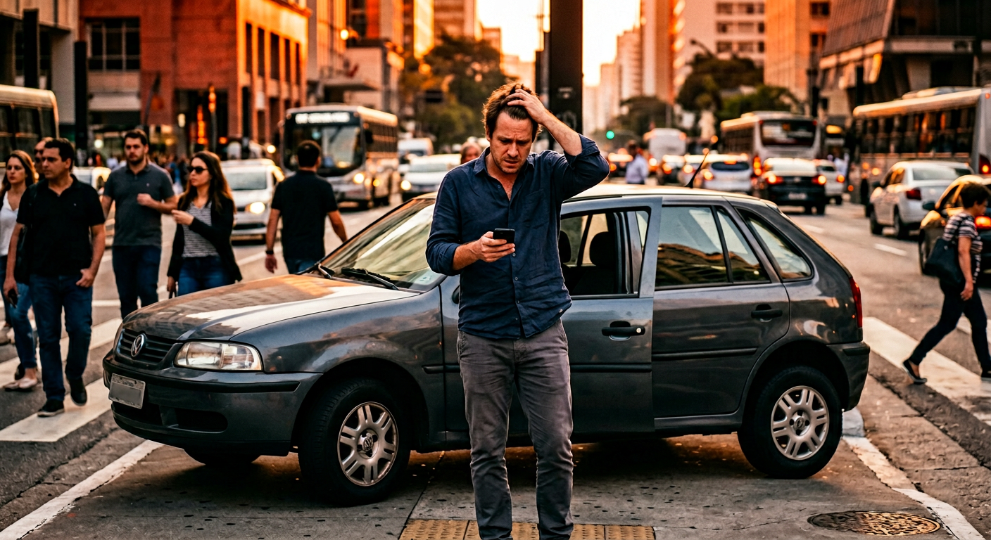 Atenção: Estacionar sobre uma calçada ou ciclovia é uma infração que pode colocar sua CNH em risco!