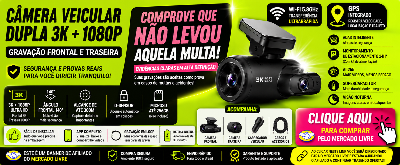 Banner Rei das Multas